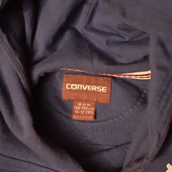 Boys converse hoodie sz M - Picture 2 of 2